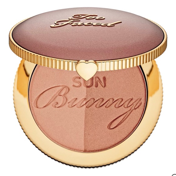 NEW Too Faced Sun Bunny Radiant Duo Tone Bronzer Color California Glow - Picture 8 of 9